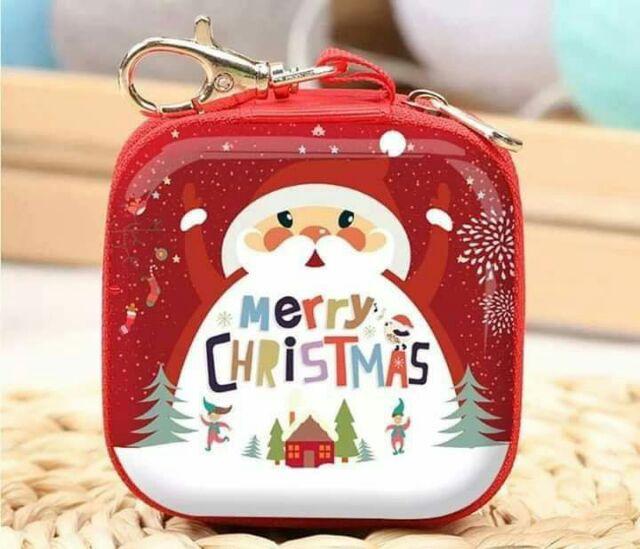 Ví NOEL vuông mini có móc khóa