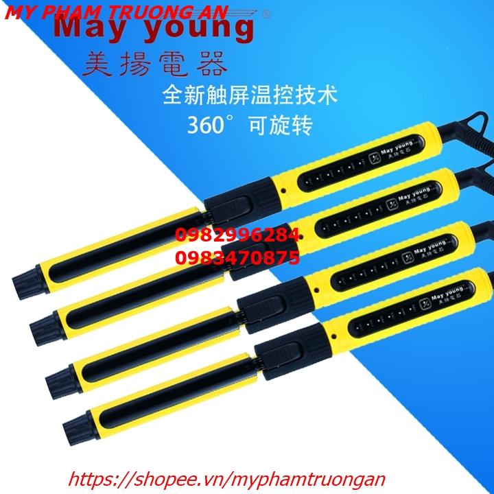 Máy uốn tóc may young m606 vàng cảm ứng
