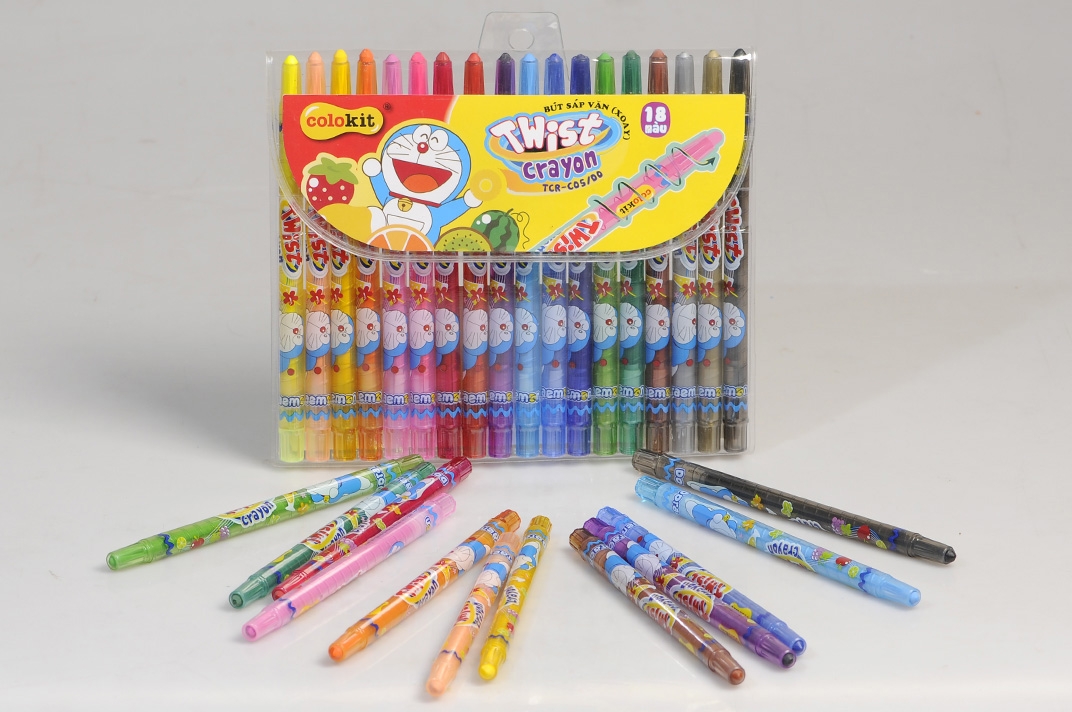 Sáp văn Doraemon Colokit 18 màu TCR-C05/DO