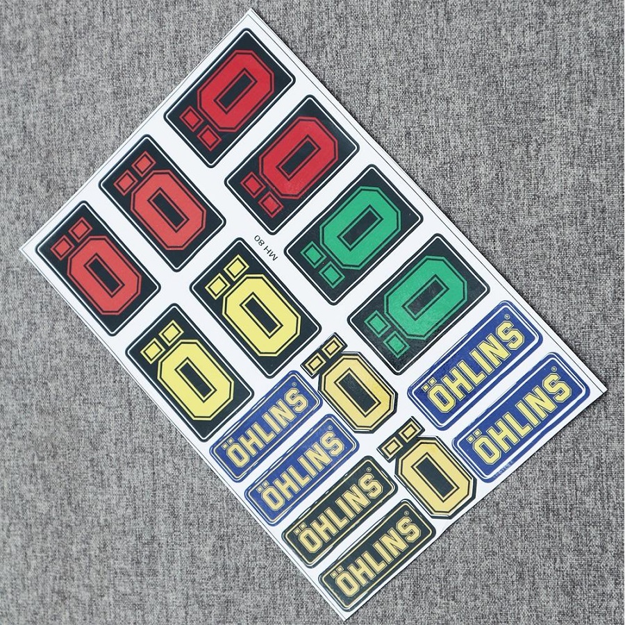 Tem logo, decal logo dán xe máy huy hiệu MONTER (mẫu 2)
