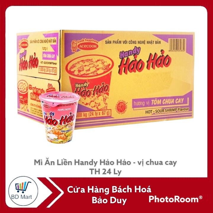 CB 12 LY MÌ  HẢO HẢO HANDY TÔM CHUA CAY 67GR-51138