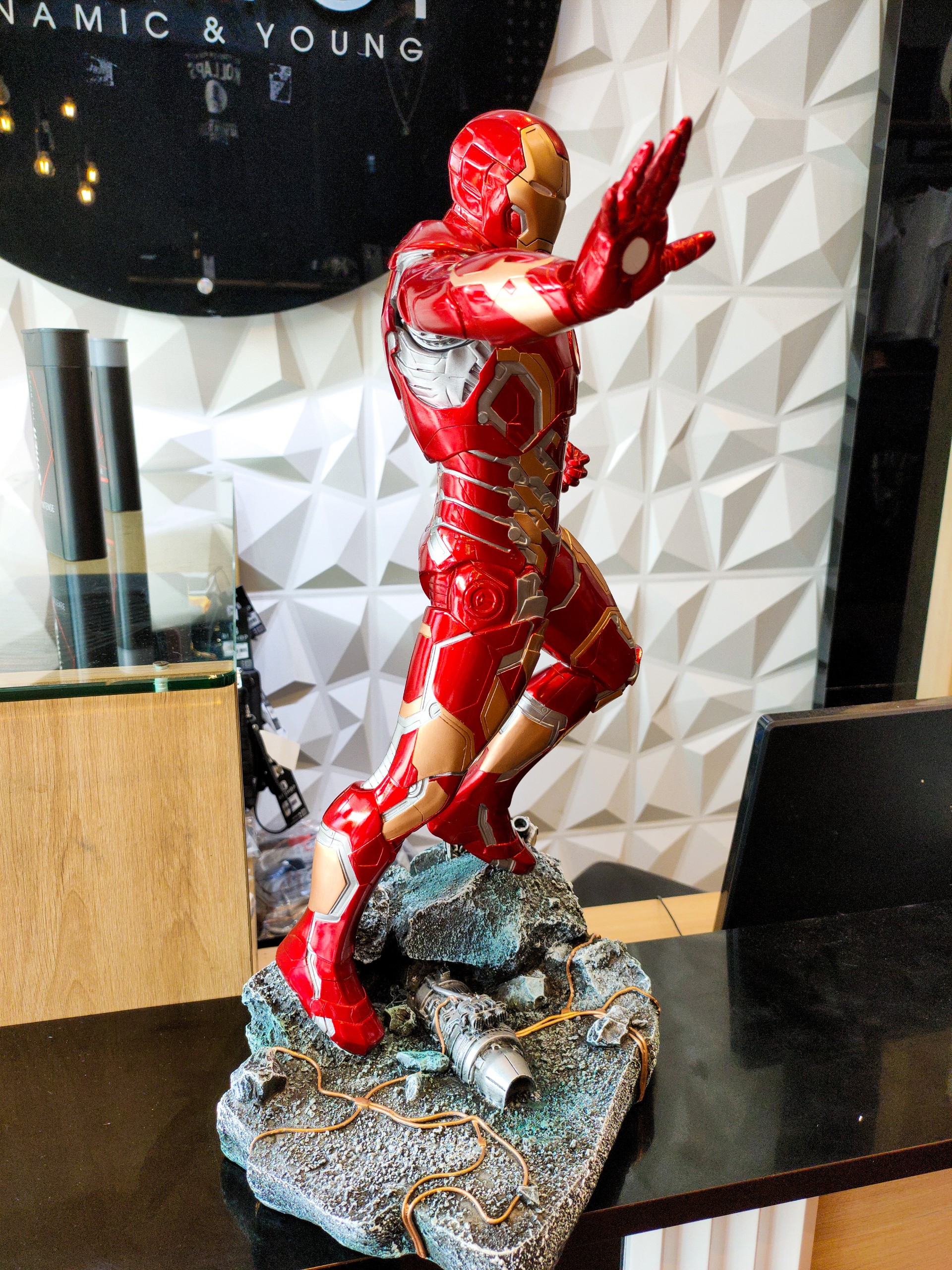( Hàng Có Sẵn) Mô hình Iron Man MK43  tỉ lệ 1/4 50cm cao cấp