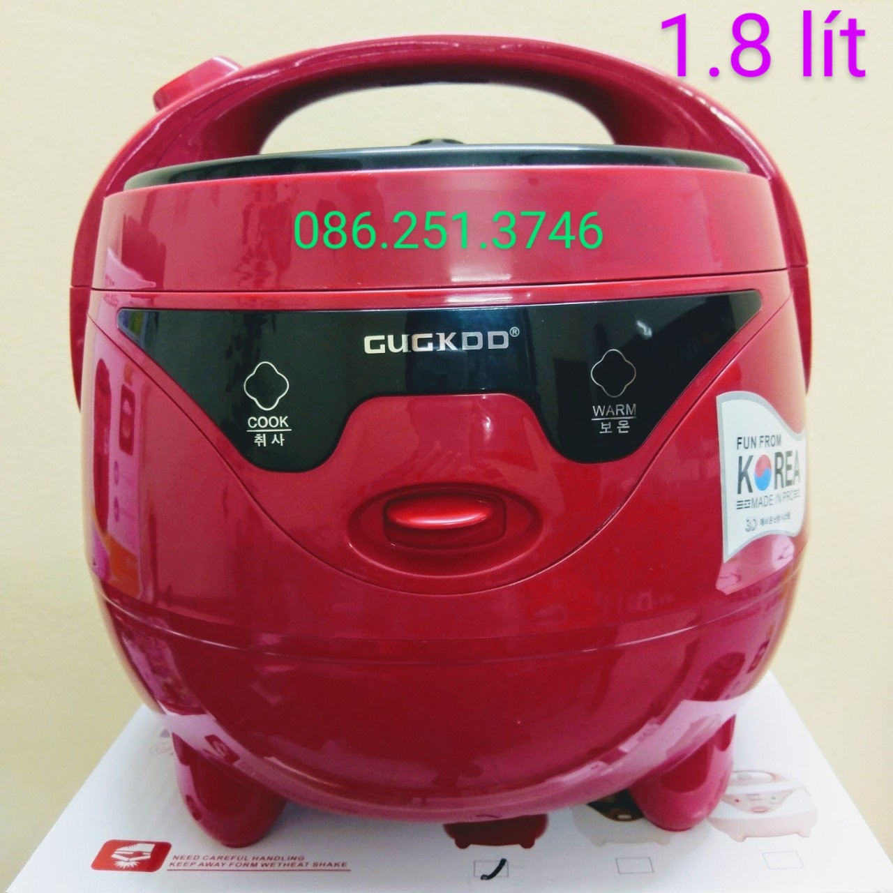 Nồi cơm điện Cuckoo 1.8 lít (6 người ăn) kèm xửng hấp