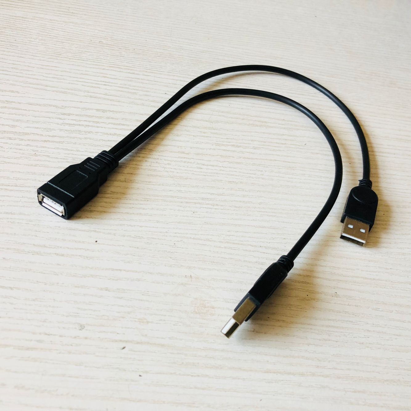 Cáp chuyển đổi USB ra 2 USB