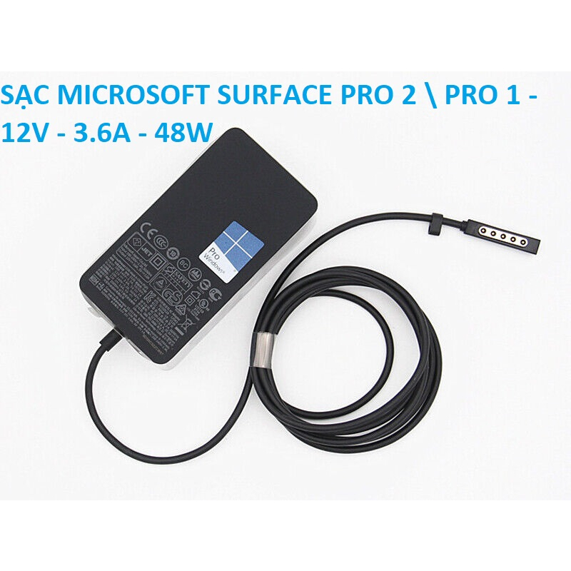 SẠC MICROSOFT SURFACE PRO 2 \ PRO 1 - 12V - 3.6A - 48W