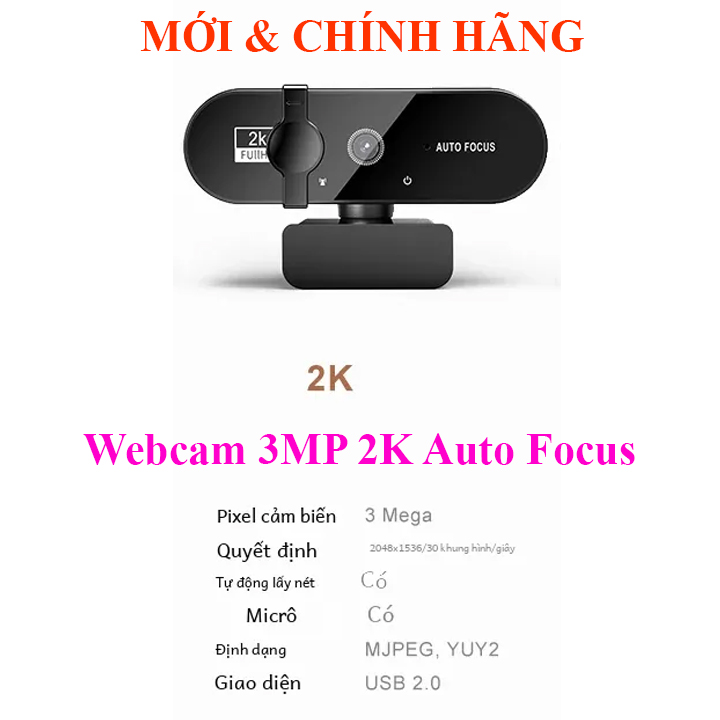 Webcam 8MP Độ phân giải 4K có Microphone Tự động Lấy nét & Ánh sáng Giao Diện 5P mắt kính \ Logitech C170\ A6 A03 Q20 Q59