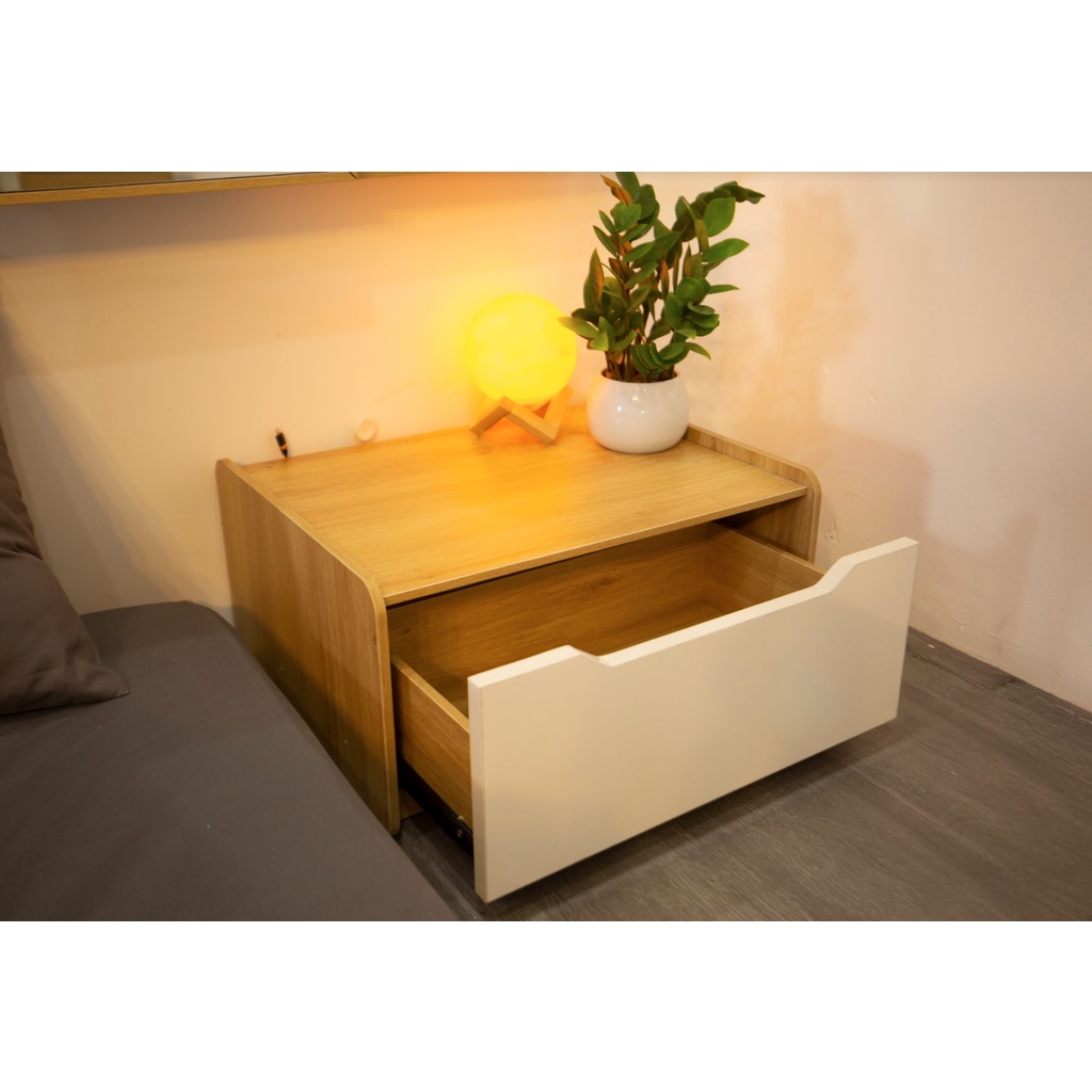 Tab đầu giường thông minh gỗ MDF Cao Cấp