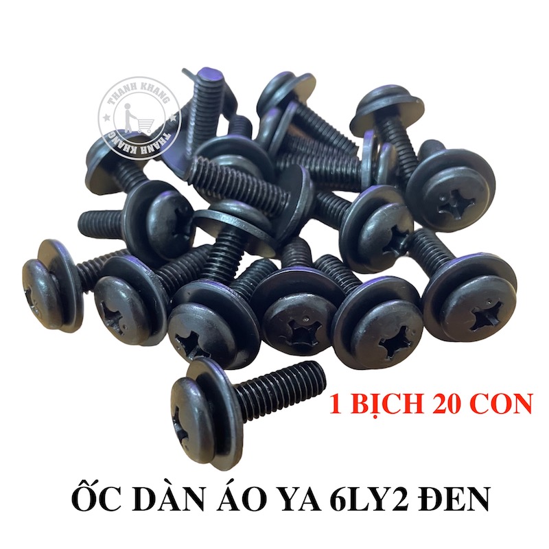 Ốc dàn áo xoắn 5 ly lục giác,dàn áo 6ly2,pat kẹp exciter 150 Thanh Khang