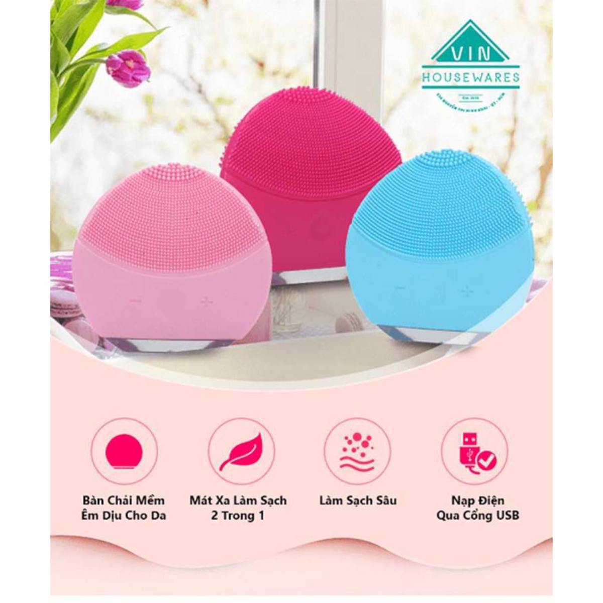 Máy rửa mặt Foreo Luna Mini – Máy Massage Và Dửa Mặt Silicon Thế Hệ Mới Bằng Sóng Siêu Âm.Phân Phối Nhập Khẩu An Toàn. Chăm Sóc Da Mặt Sạch Mụn