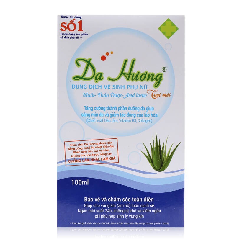 Dung dịch vệ sinh phụ nữ Dạ Hương 100ml