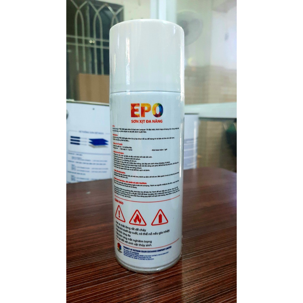 [HCM]SƠN XỊT ĐA NĂNG EPO ZPRO 2000 - HP 070 (TRẮNG BÓNG)