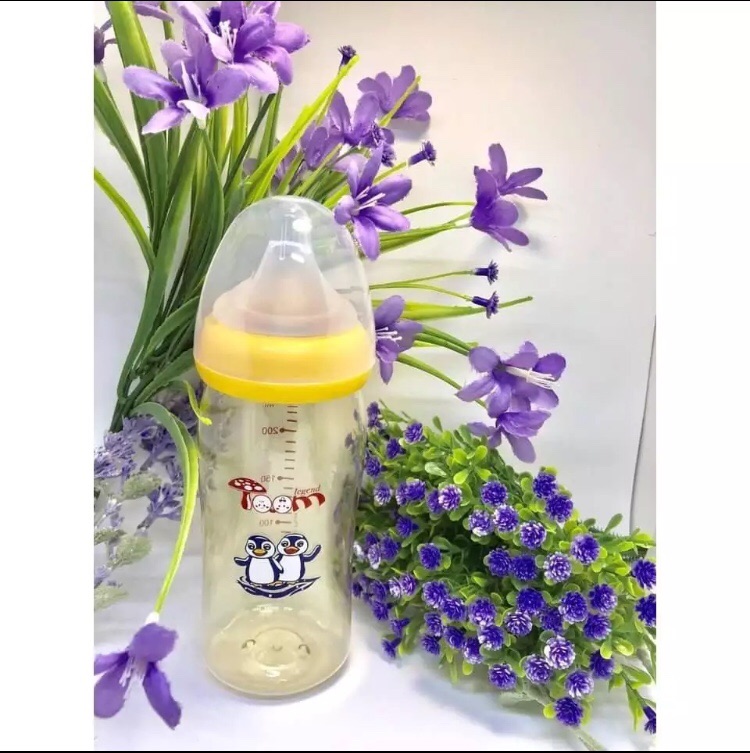 Bình Toom PPSU Nhật 80ml/160ml/240ml ( tặng kèm 1 núm ti thay thế) cho bé