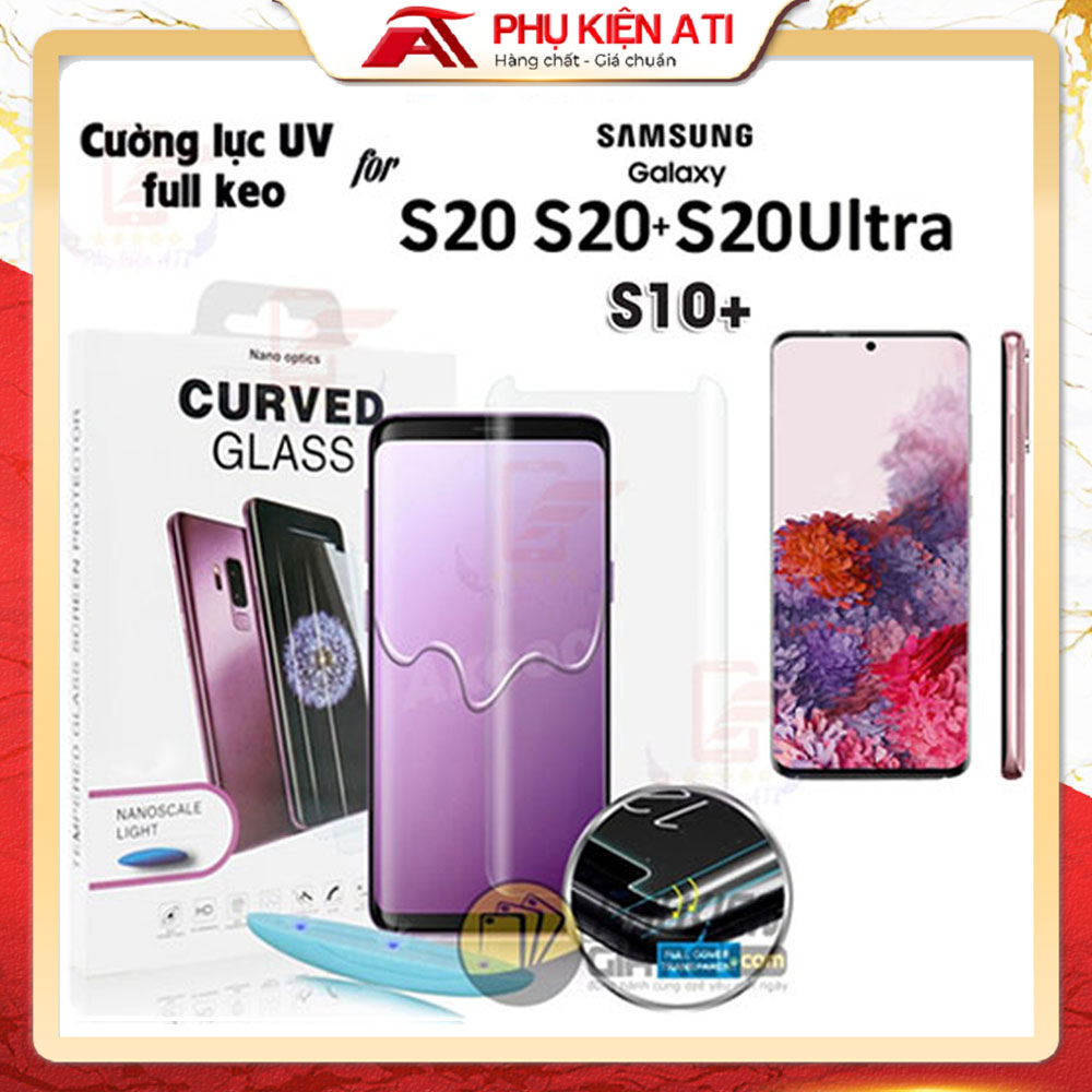 Samsung S23 ultra/S20/ S20 plus/S20 ultra/s10plus/S21 ultra/S22 ultra-full UV glue-simple home coat-ATI accessories