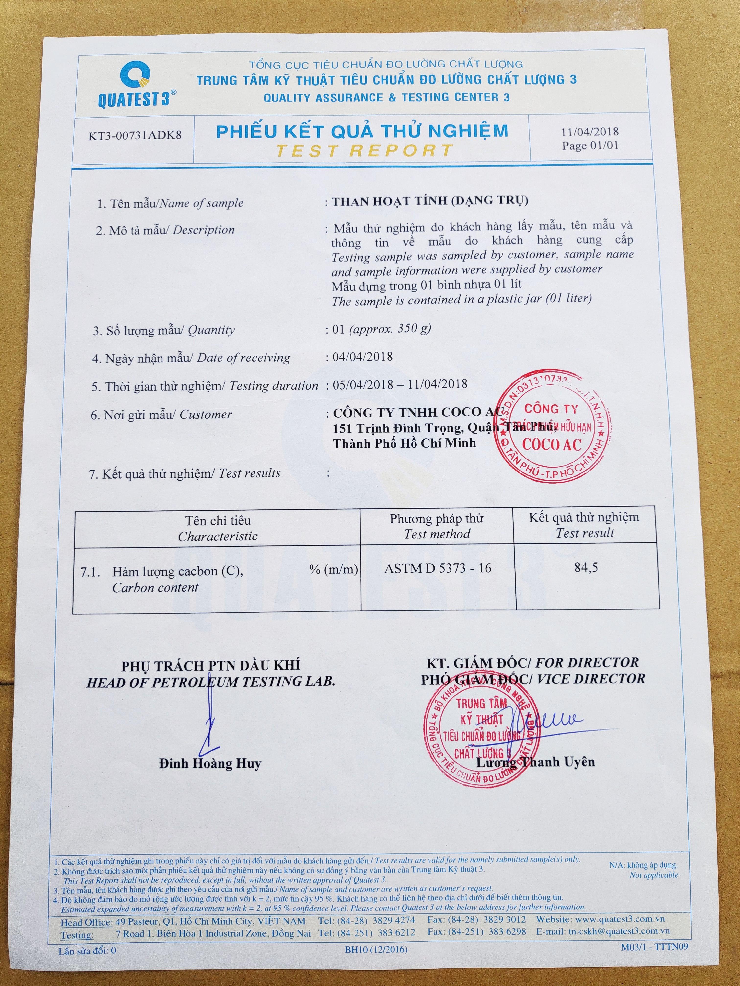 [HCM]Hủ than hoạt tính hút mùi bếp 500g