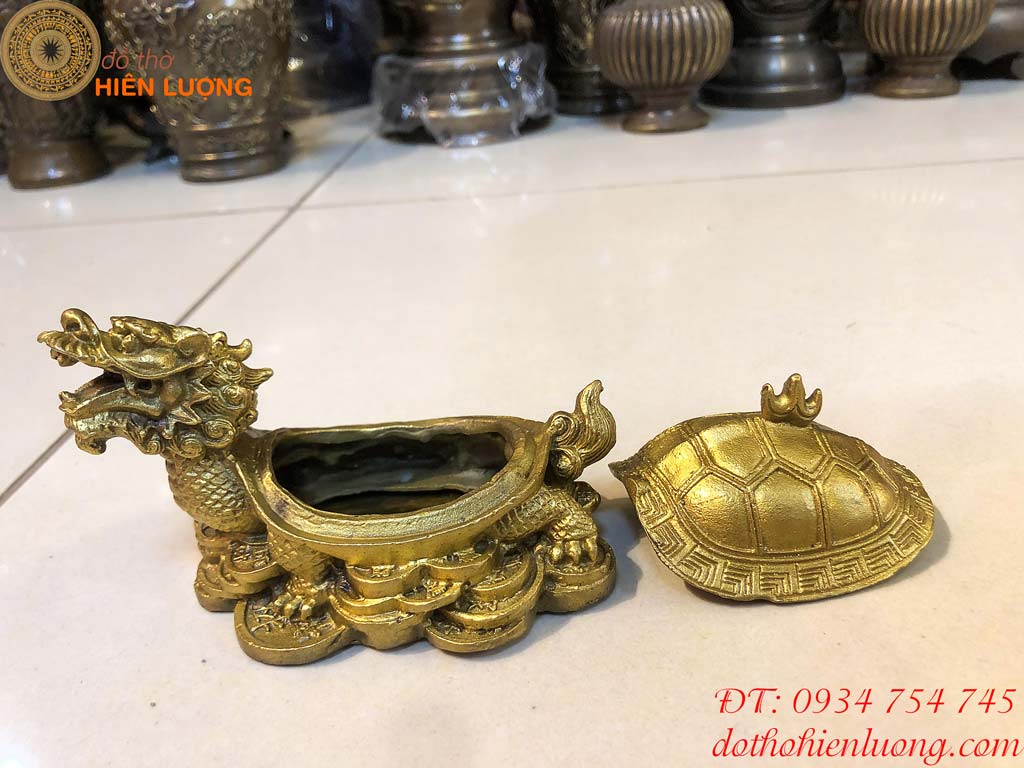 Long Quy Nắp Mai Mở-Rùa Đầu Rồng