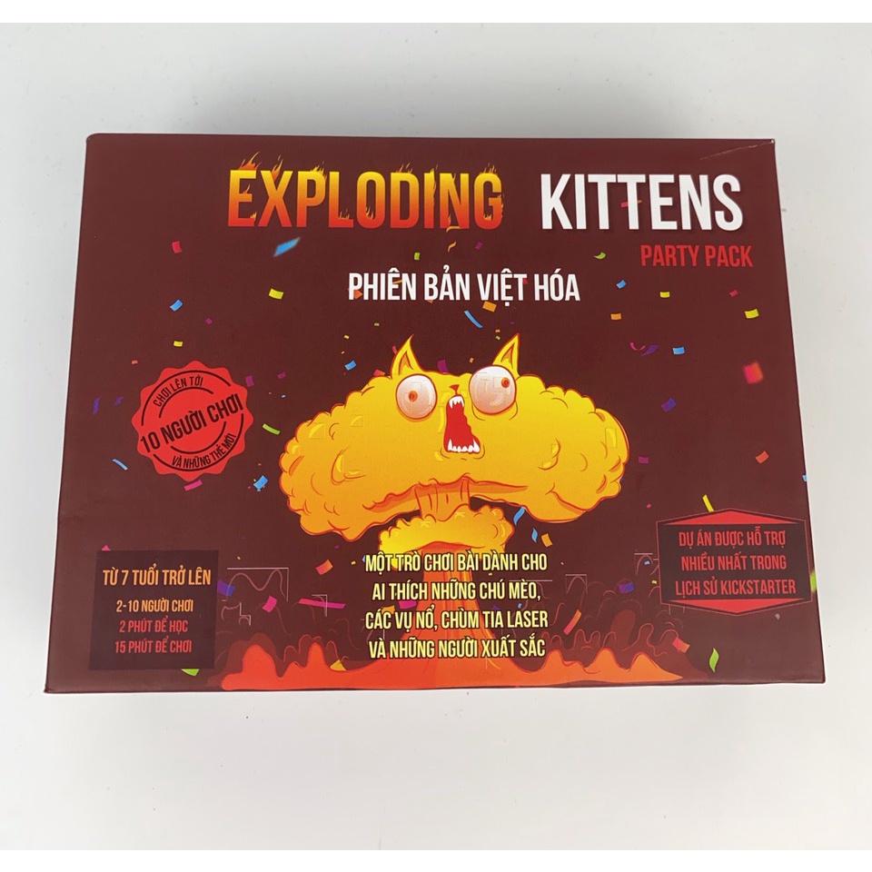Board game mèo nổ cảm tử Exploding Kittens : Party Pack
