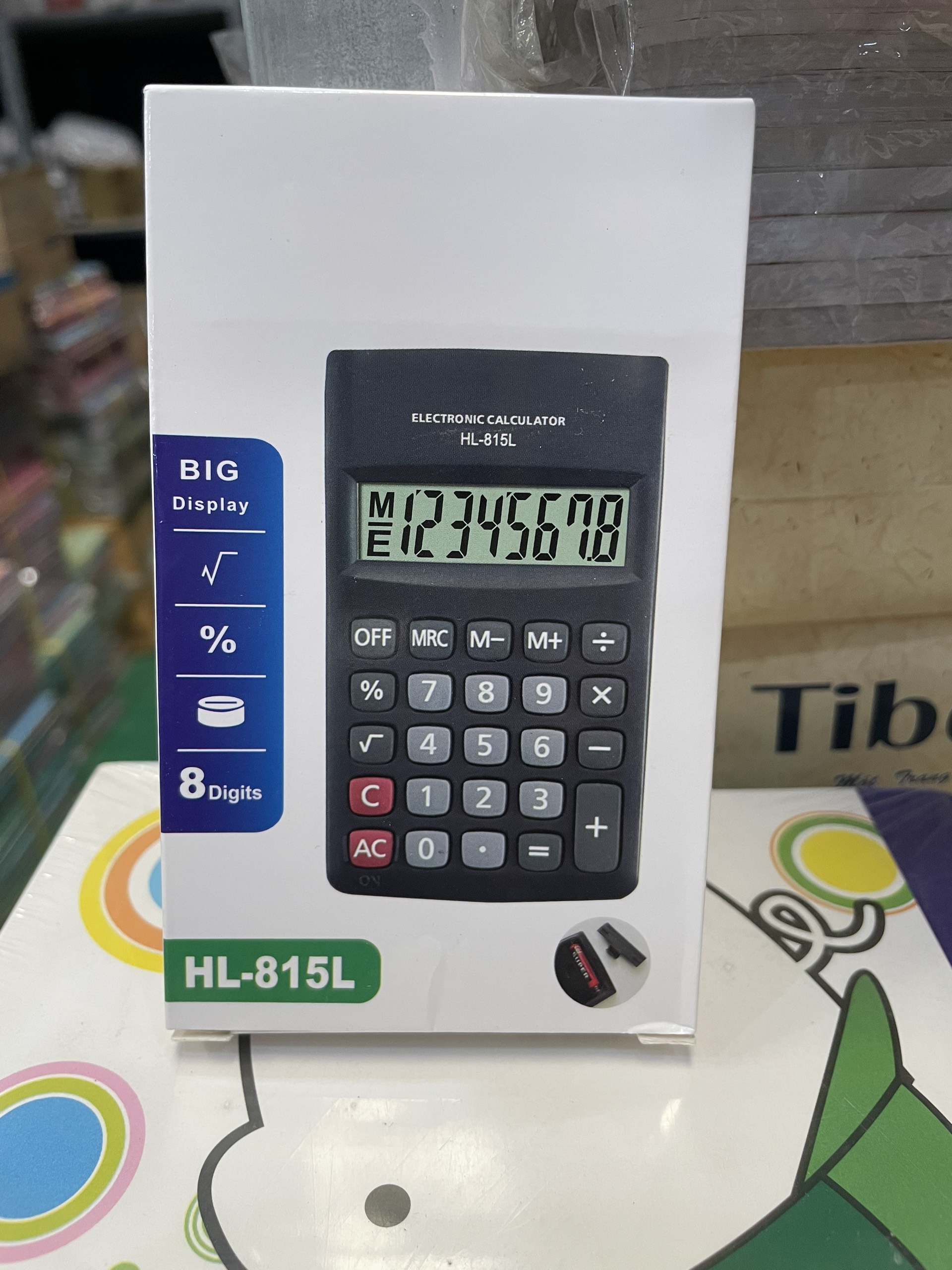 Máy tính bỏ túi mini 8 số hl-815l