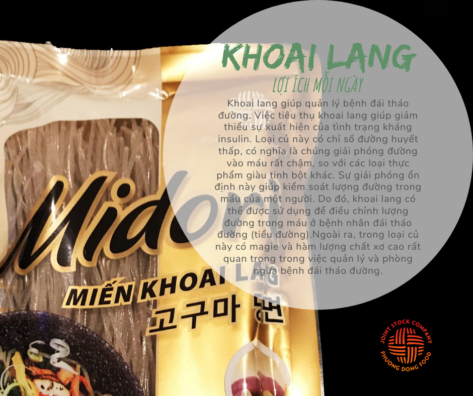 combo 3 Miến Khoai Lang MIDORI gói 100g