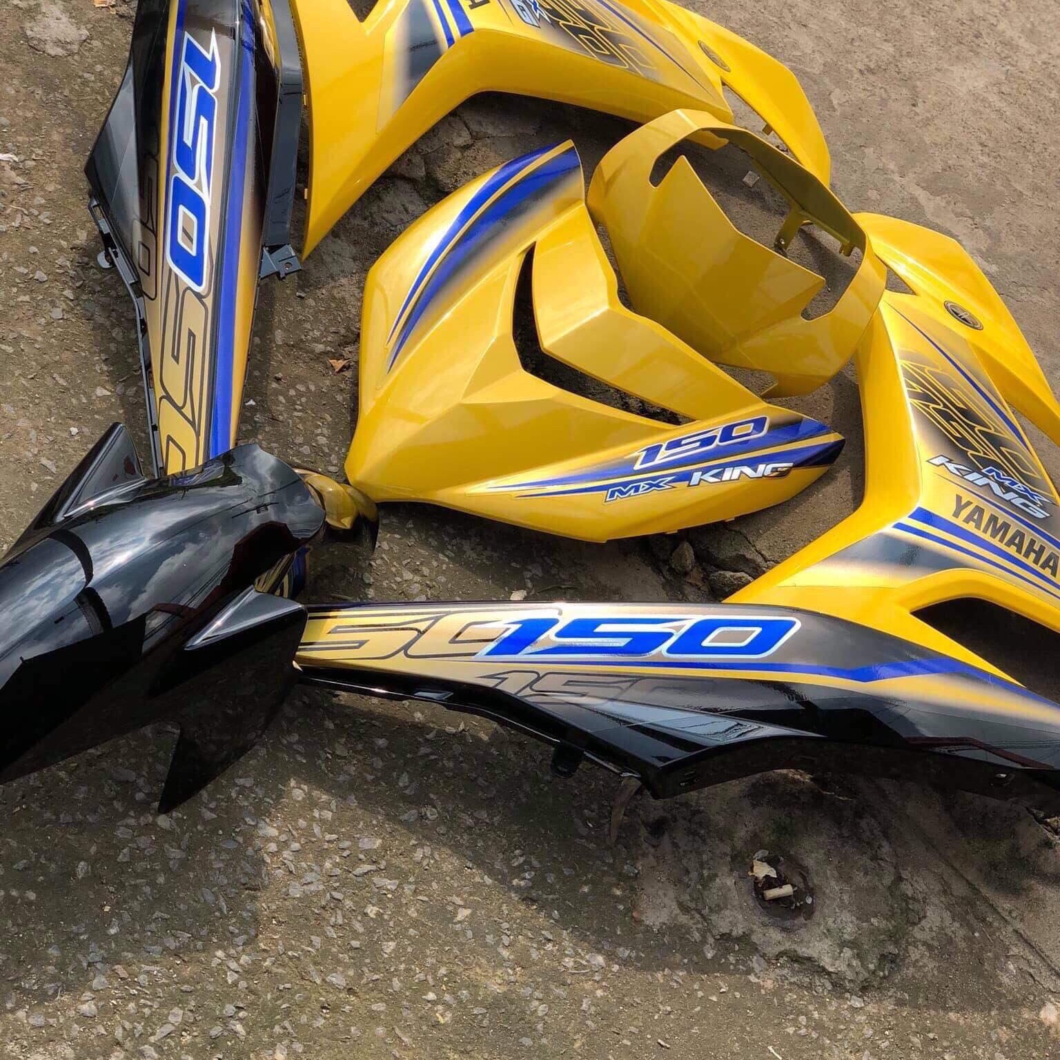 Tem rời ex 150 Mxking chế vàng đen