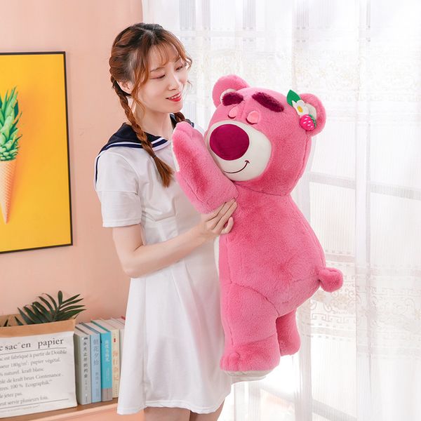 Đồ chơi gấu lotso dâu tây gấu dâu lotso nhồi bông cao cấp size lớn cho bé