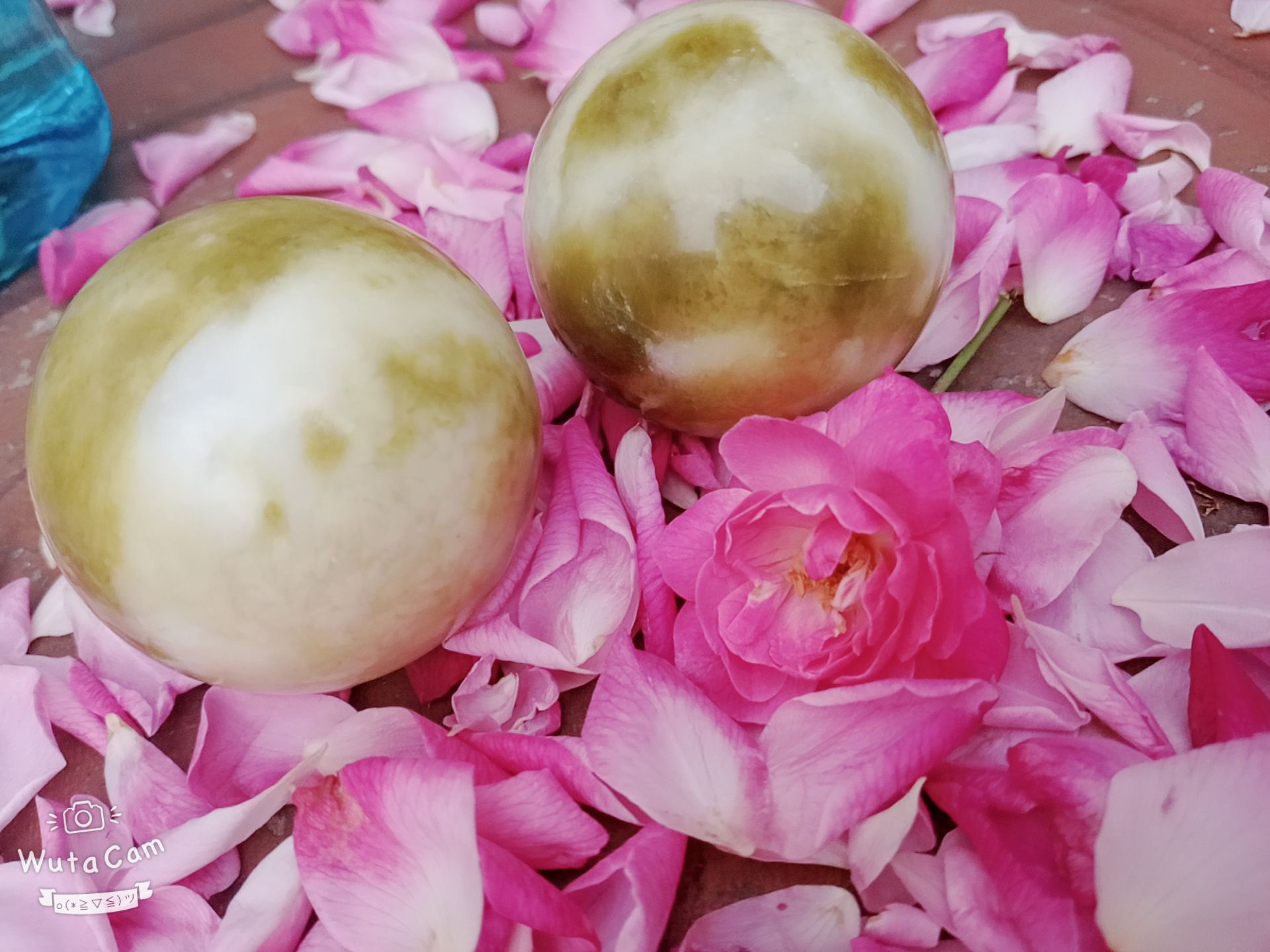 CẶP BI ĐÁ LĂN TAY THIÊN NHIÊN