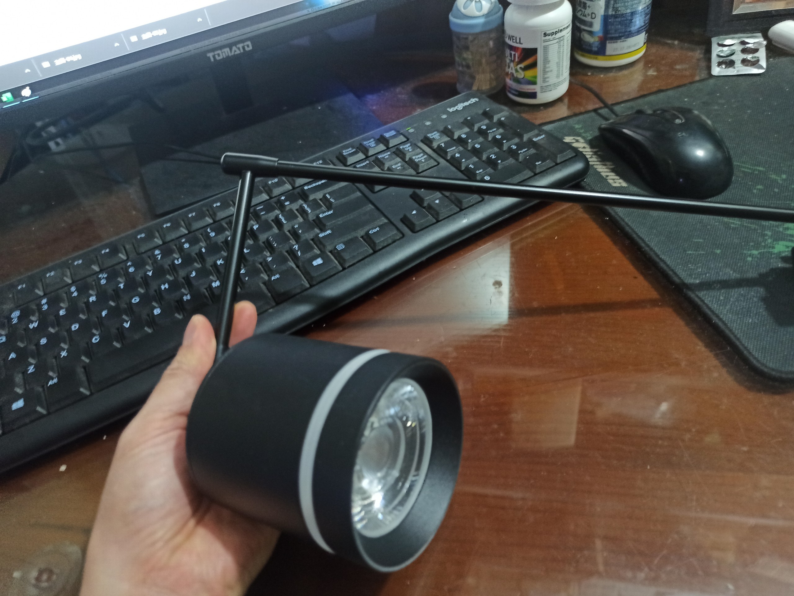 Đèn led rọi biotop 15W cao cấp - đèn bán cạn thân cao - phụ kiện thủy sinh - hồ cá cảnh - shopleo - đèn cho bể cá cảnh