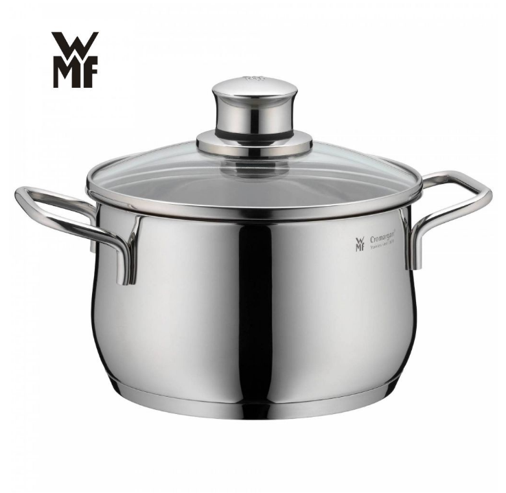 WMF Diadem Plus 5Pc Cookware Set, Stainless Steel, 5kg