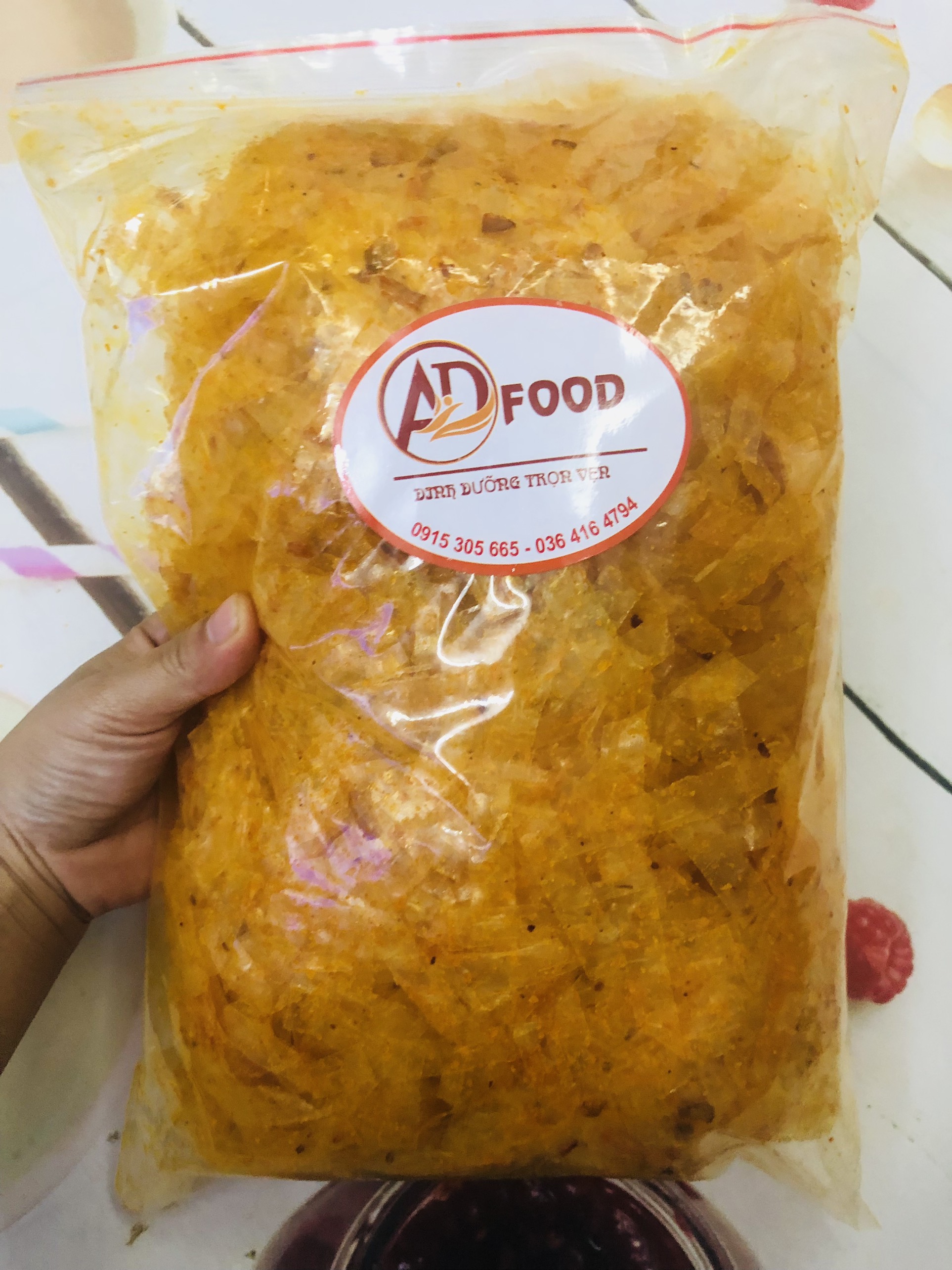 1kg bánh tráng trộn sate dạng sợi
