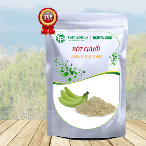 Bột chuối xanh nguyên chất 100g - Tấn phát