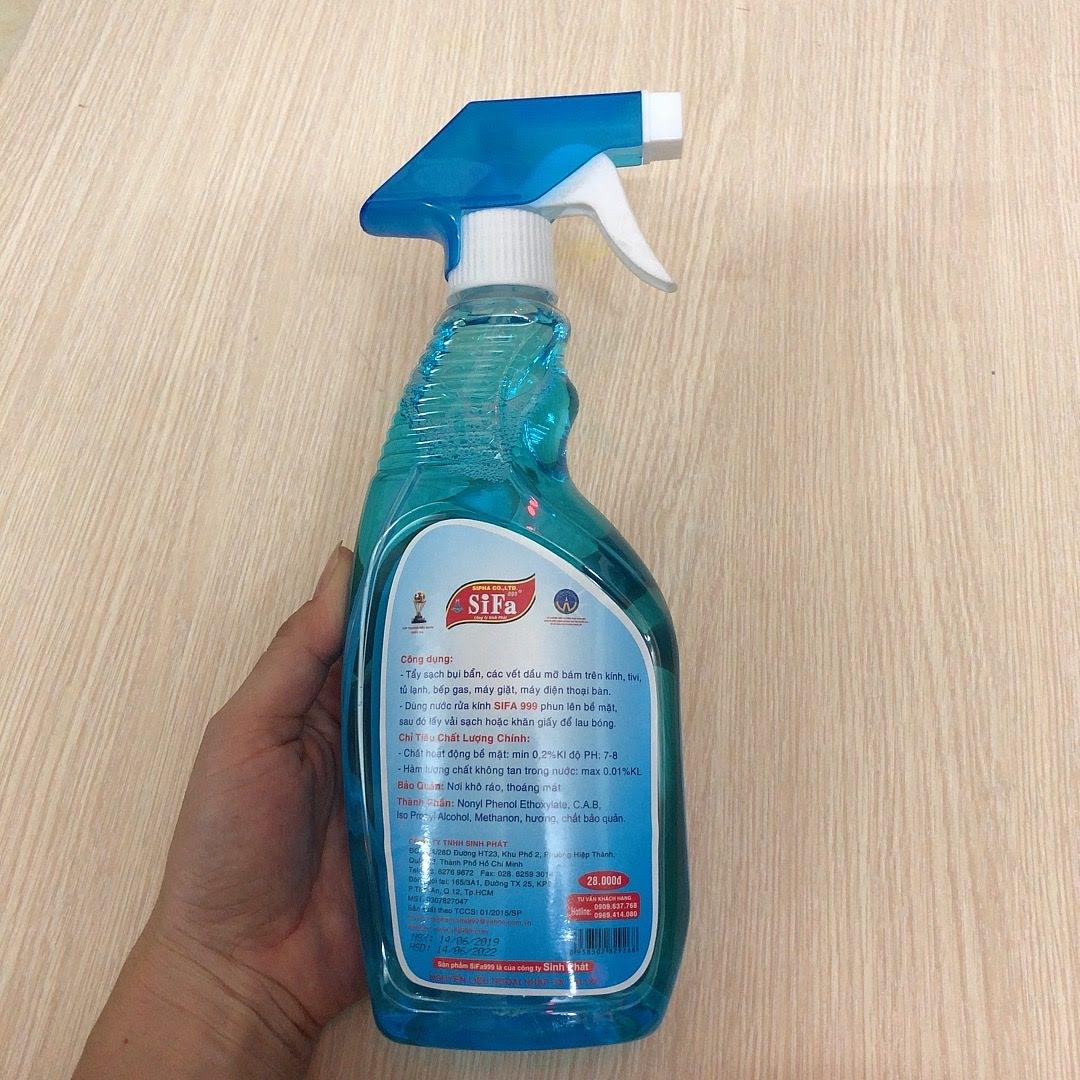 [HCM]Nước lau kính đa năng  SIFA net 650ml