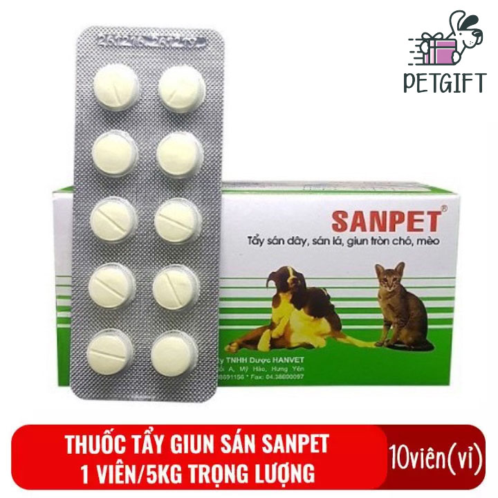 Loại bỏ giun sán, giun đũa, sán dây, sán lá, giun tròn cho chó mèo