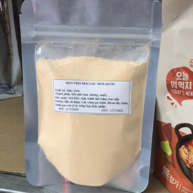 200G BỘT PHÔ MAI LẮC  HÀN QUỐC