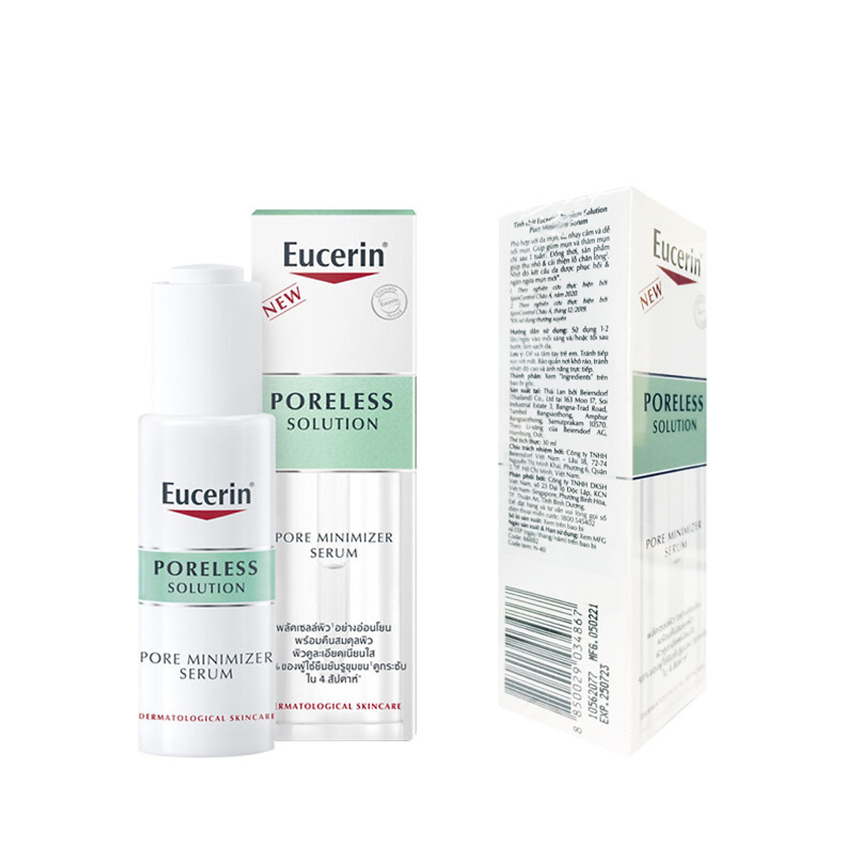 Tinh Chất Giảm Mụn, Thu Nhỏ Lỗ Chân Lông Eucerin Poreless Solution Pore Minimizer Serum 30ml