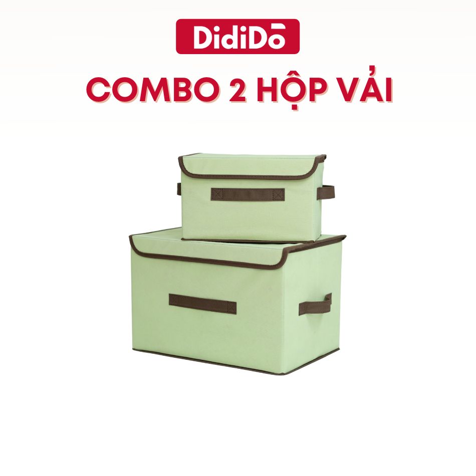 Combo 2 hộp đựng đồ DidiDo Cải Tiến (Tặng Giấy Thơm Bounce)