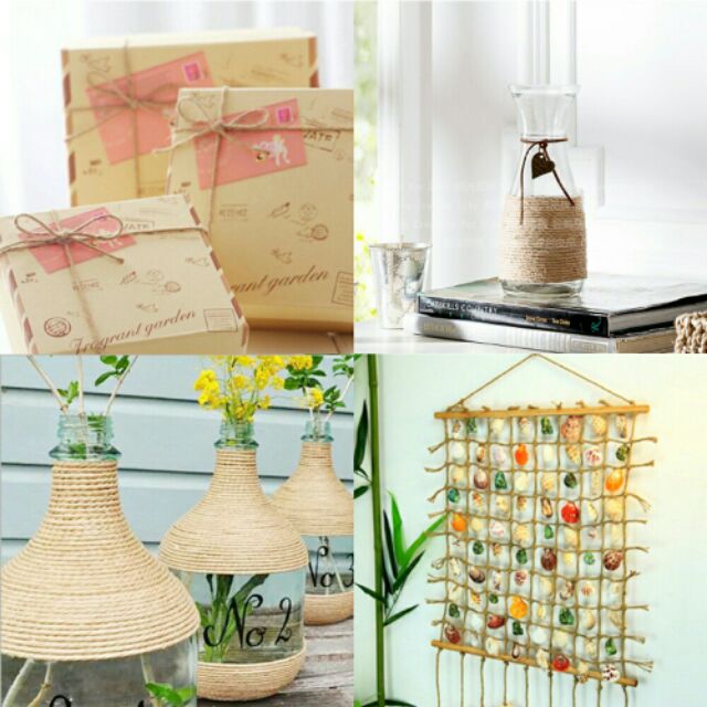 Cuộn Dây Thừng, Sợi Đay 30M, Dây Treo Ảnh (Chọn Màu)