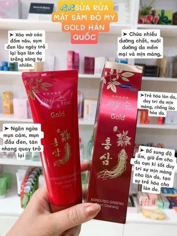 Sữa rửa mặt sâm đỏ Hàn Quốc
