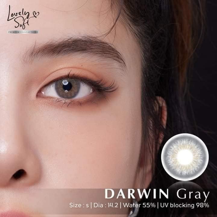 Kính áp tròng [ lens mắt ] GRAY 14.0 -14.2mm [ Tú Mây Contact Lens Bình Dương ]