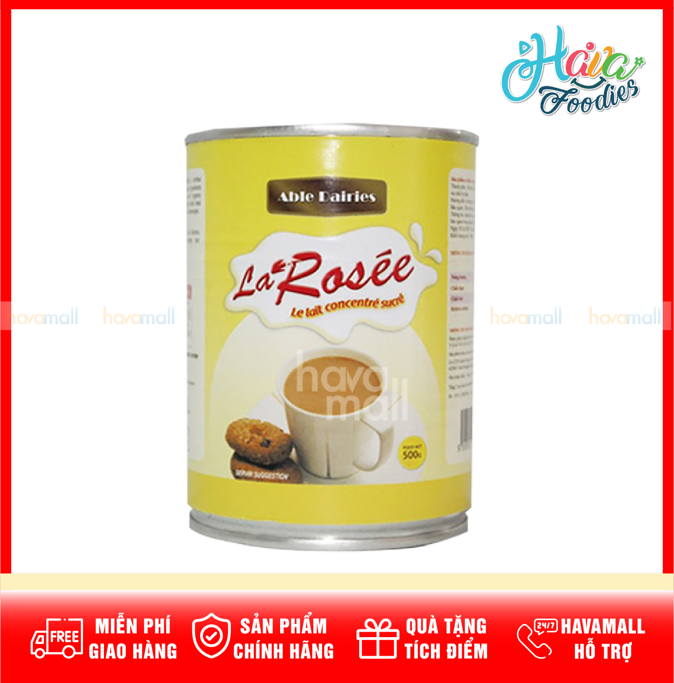 [ HÀNG NHẬP KHẨU ] Sữa Đặc Có Đường LaRosée 500g Thơm Ngon Đậm Đà