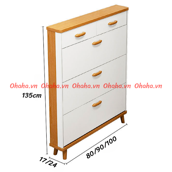 [ Freeship HCM] Tủ giày thông minh siêu mỏng cao cấp Ohaha - TGCC014