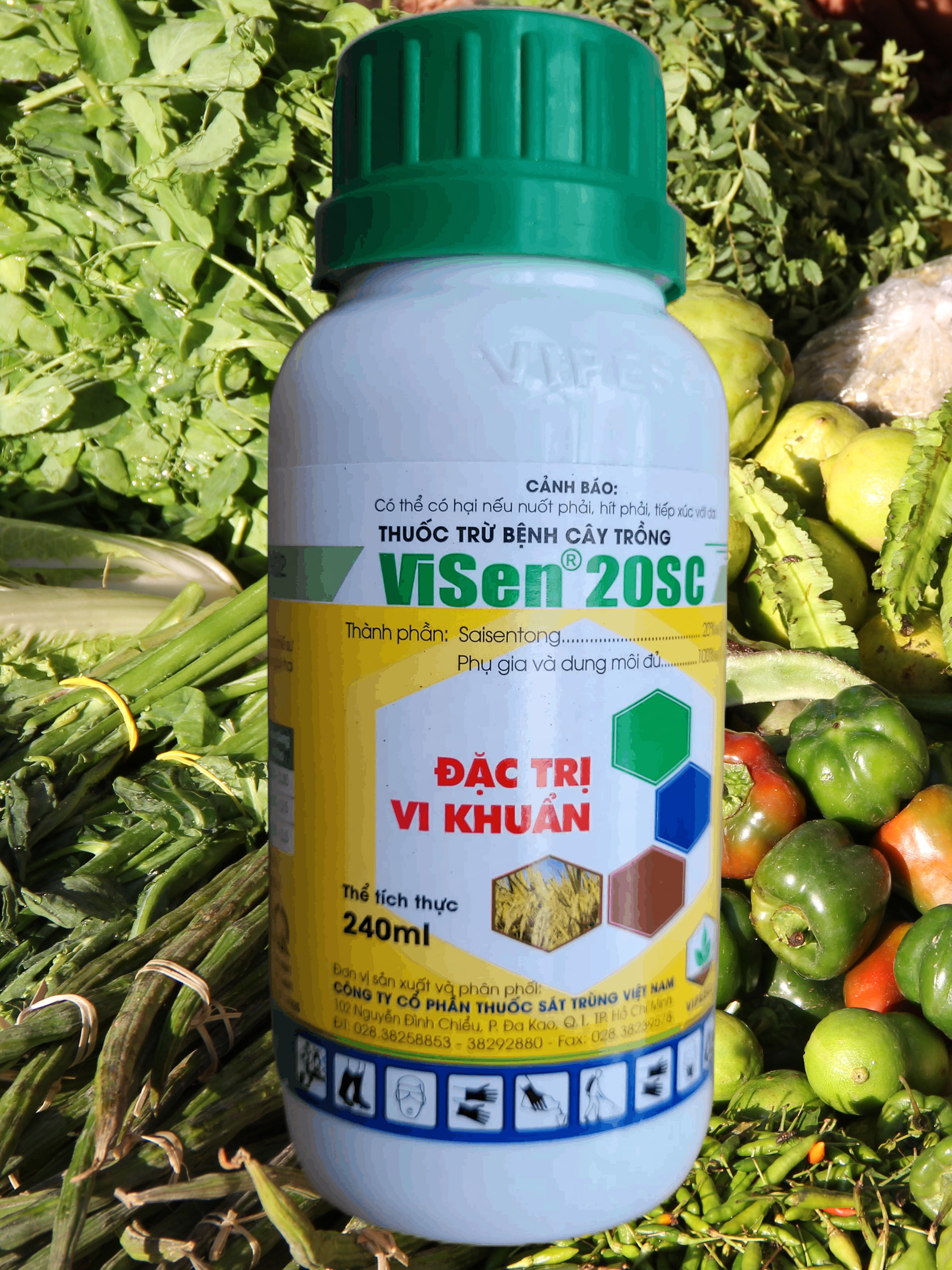 Thuốc trừ bệnh ViSen 20SC chai 240ml