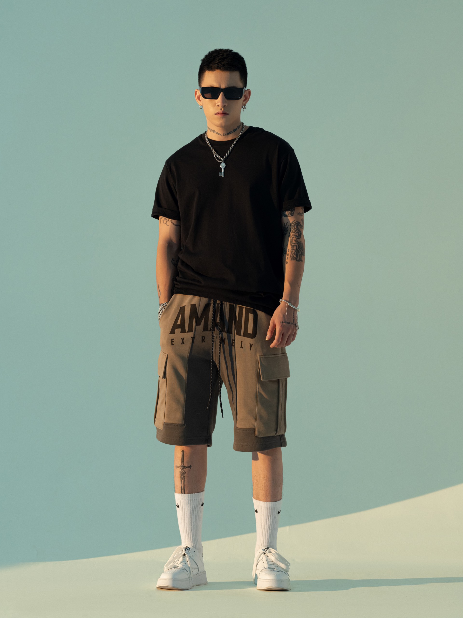 Quần Amand Phantom Short - Black/ Grey