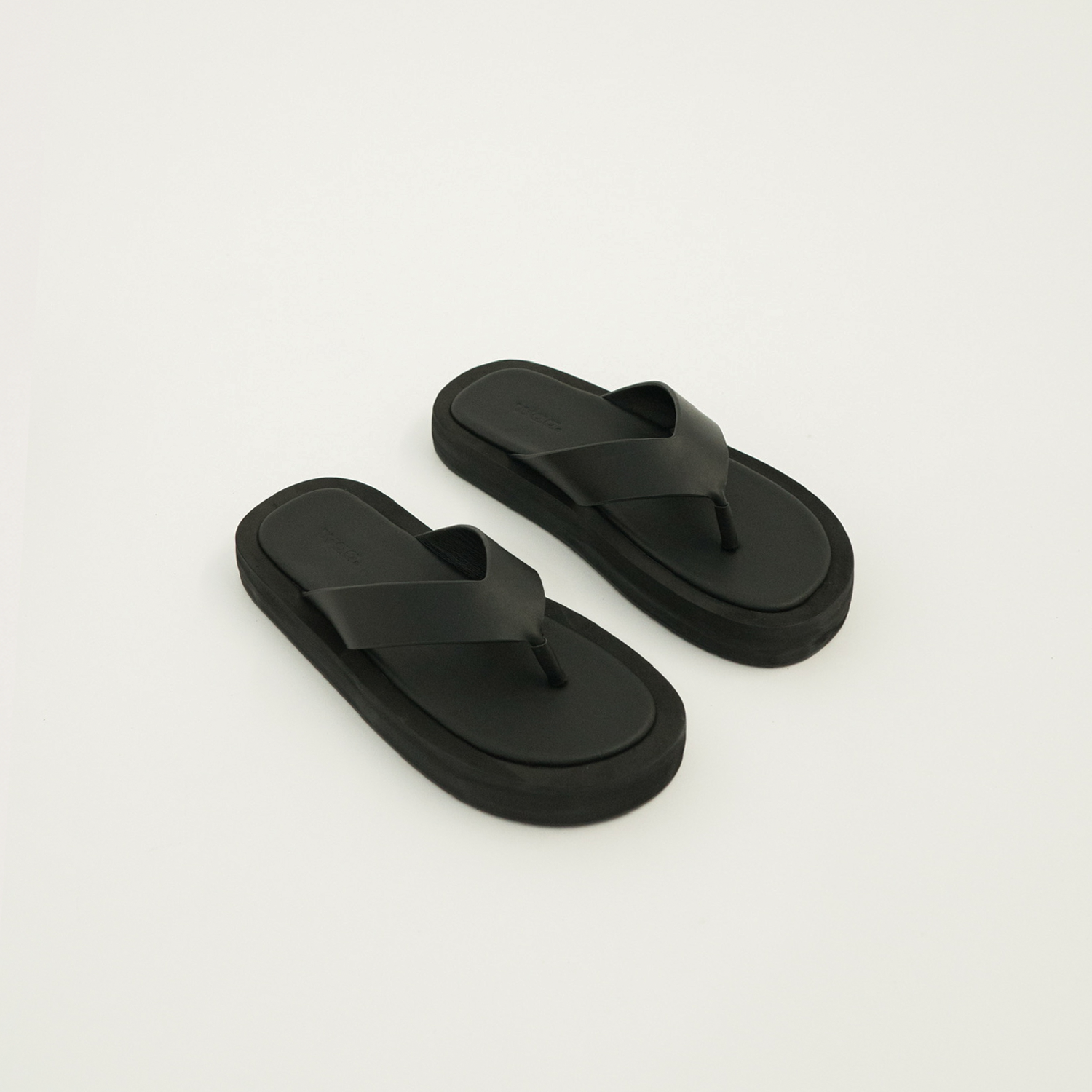 DÀY FLIP-FLOPS Waa. - Màu Đen- Dép Xỏ Ngón Da Thật