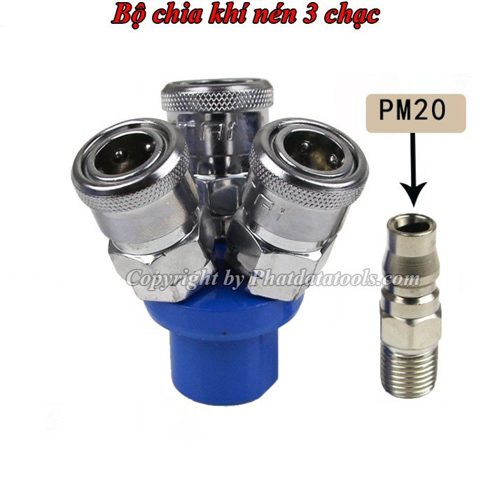 BỘ CHIA KHÍ NÉN 3 CHẠC