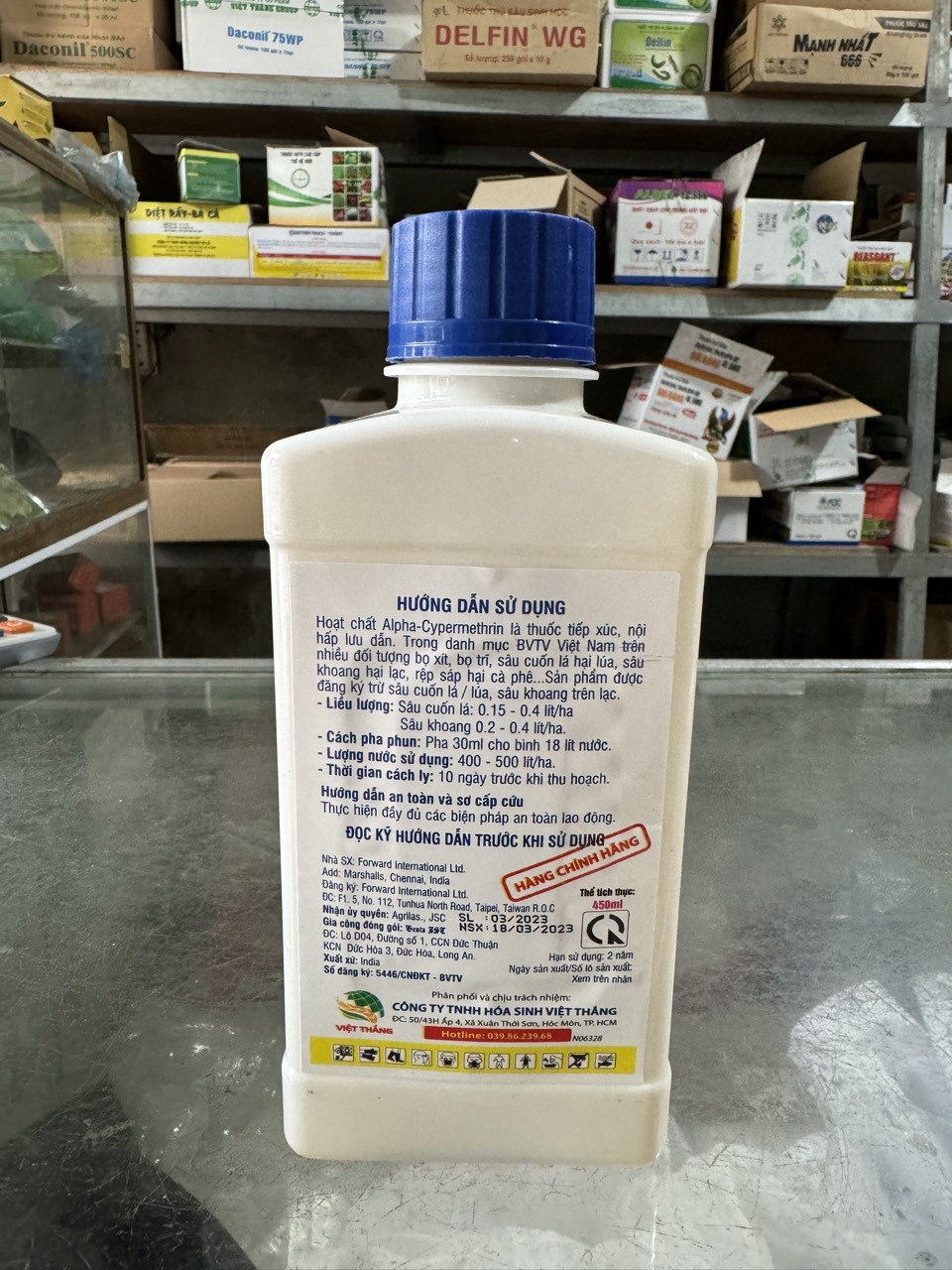 Thuốc trừ sâu PMTOX 50EC chai 450ml