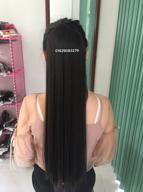 Tóc Giả Cột Tóc Giả Cột Thẳng Siu Dày