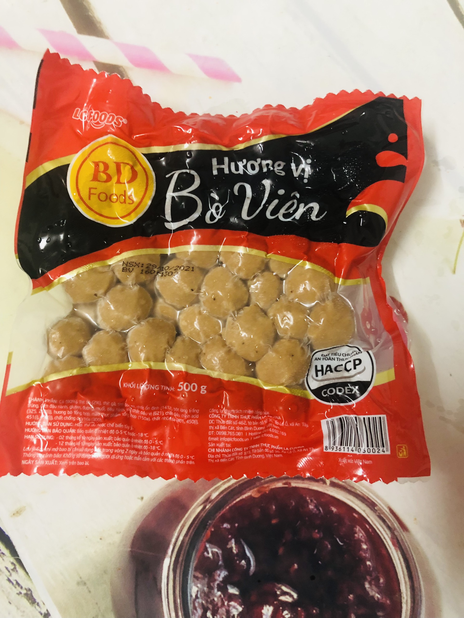 Bò viên Lacusina ngon siêu rẻ