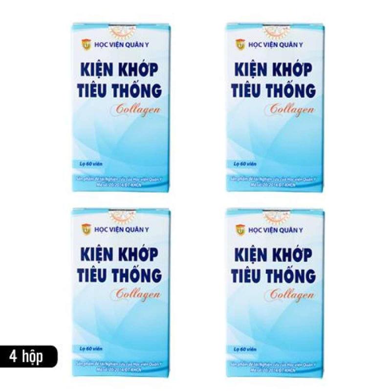 Bộ 4 hộp kiện khớp tiêu thống Collagen Học Viện Quân Y