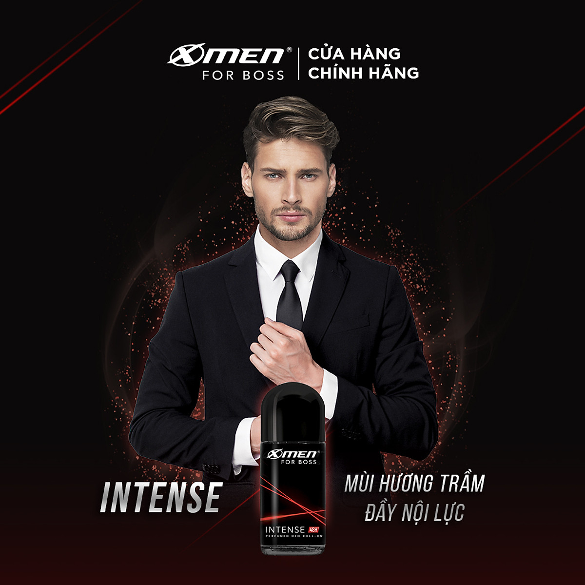 Lăn khử mùi nam X-Men For Boss Intense 50ml