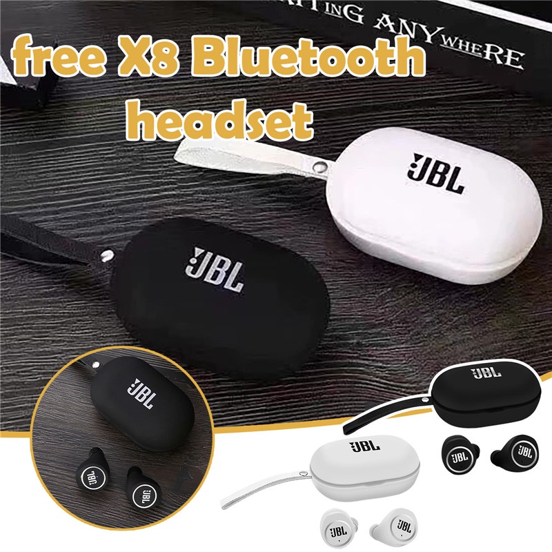 Tai nghe Bluetooth True Wireless JBL X8 TWS -  Tai Nghe Nhét Tai không dây  HeadsetsTrue Không Dây Bluetooth Bluetooth 5.0TWS Trong-Tai Nghe Nhét Tai Thể Thao Tai Nghe Tai Nghe Tai Nghe Nhét Tai