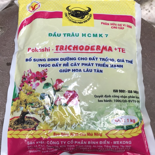 [HCM]Phân Hữu Cơ Vi Sinh + Tricoderma + Te Đầu Trâu